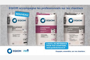 La gamme de chaux EQIOM Pro se renouvelle !
